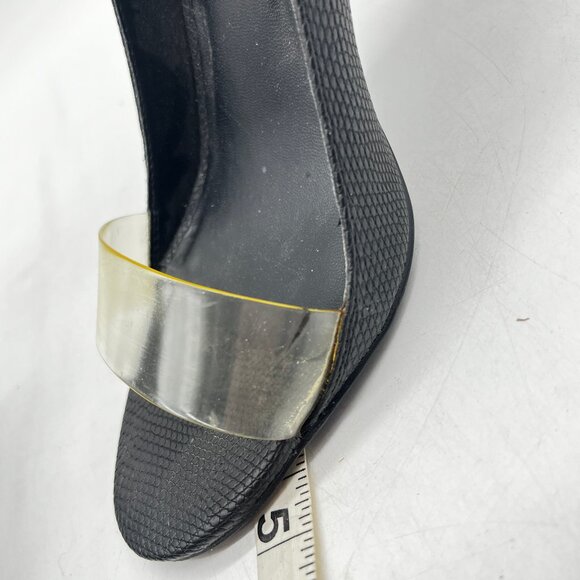 Call It Spring Black Sandal Toe Heels - Picture 9 of 9